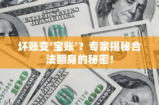 武汉坏账变‘宝账’？专家揭秘合法翻身的秘密！