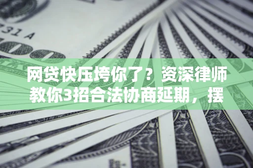 武汉网贷快压垮你了？资深律师教你3招合法协商延期，摆脱暴力催收！