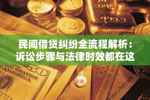 武汉民间借贷纠纷全流程解析：诉讼步骤与法律时效都在这儿了