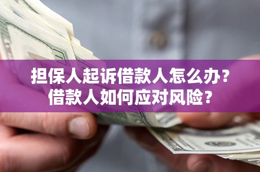 武汉担保人起诉借款人怎么办？借款人如何应对风险？